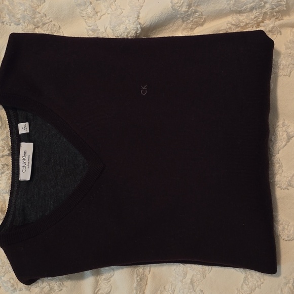 Mens Calvin Klein V-Neck Sweater EUC XL - Picture 4 of 4